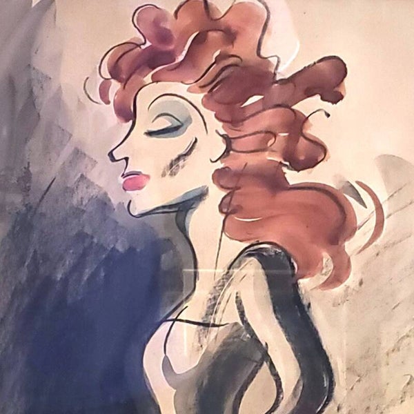Edith PIAF - Pierre Le TRIVIDIC - 27x37cm