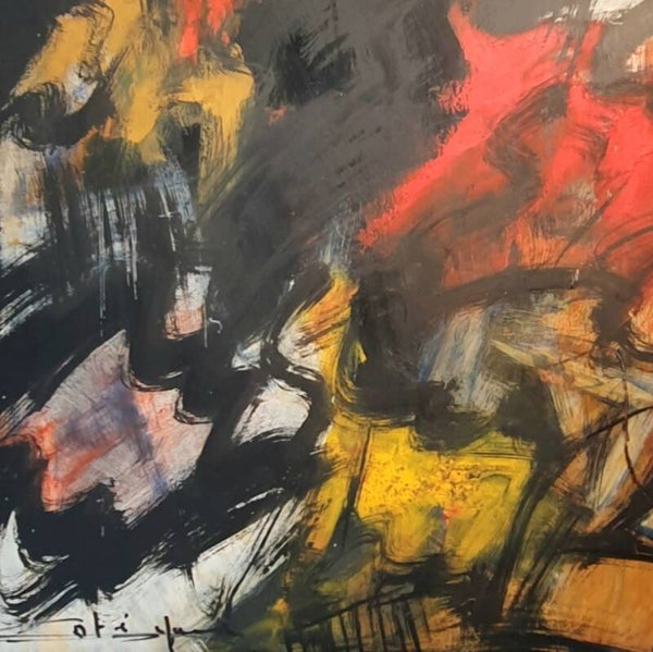Jean COTE ° Abstraction ° 37x45cm