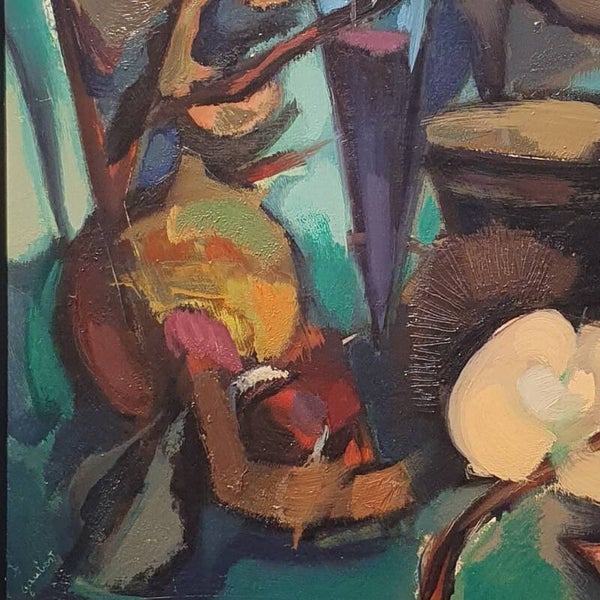 Roland GAUBERT ° Nature Morte d'Automne ° 33x33cm
