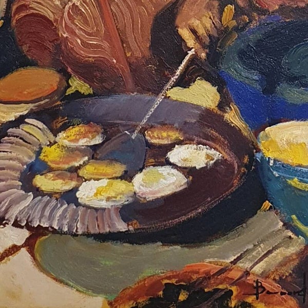 Guy BENARD ° Repas d'Orient ° 30x60cm