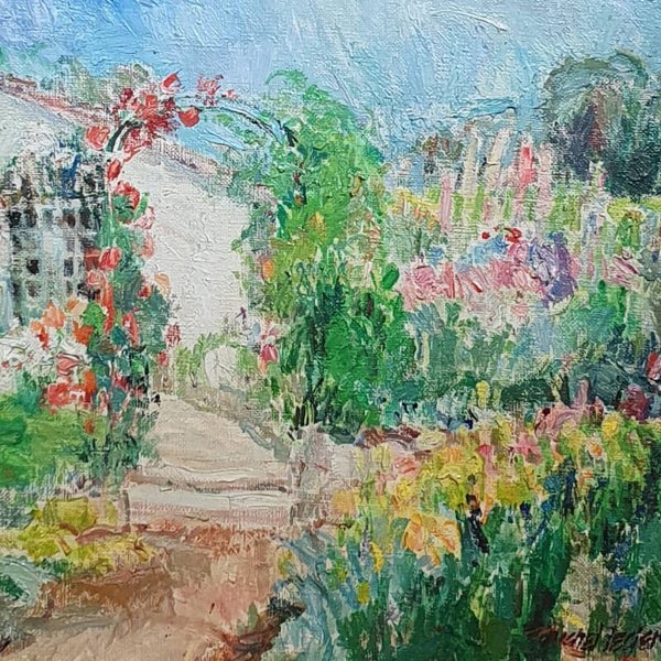 Mon jardin • Michel LECLERC • 32x23cm