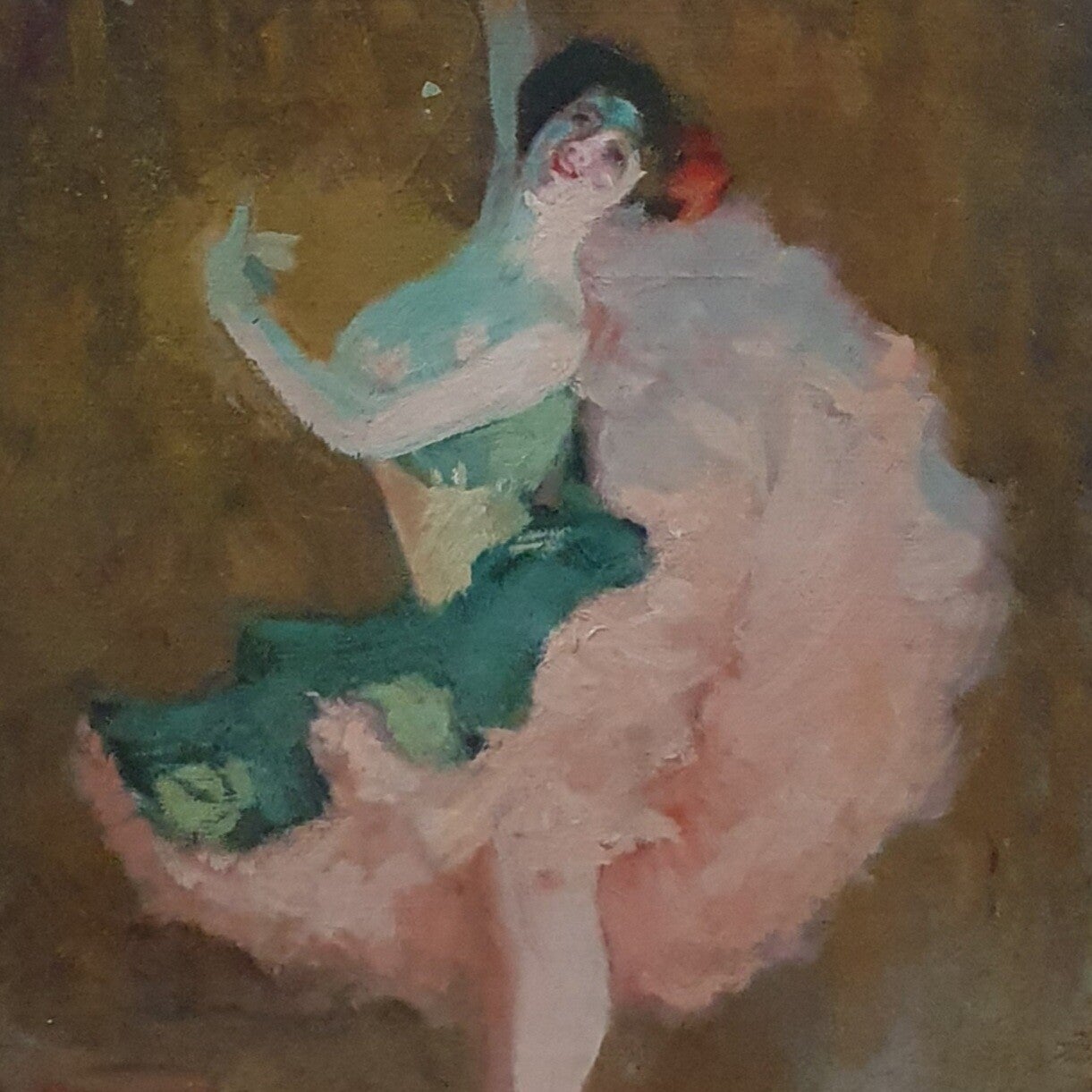 Danseuse de French Cancan • Pierre BONNAUD • 25x34cm