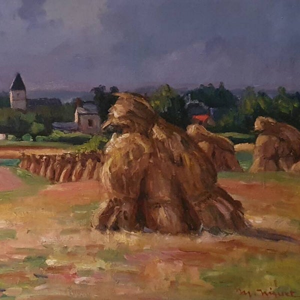 Les Meules - Marcel NIQUET - 80x60cm