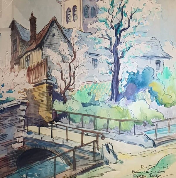 La rue des Petites Eaux • Pierre LE TRIVIDIC • 50x60cm