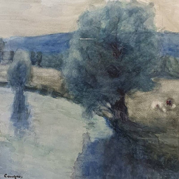 Prairie Animée • Marcel COUCHAUX • 37x50cm