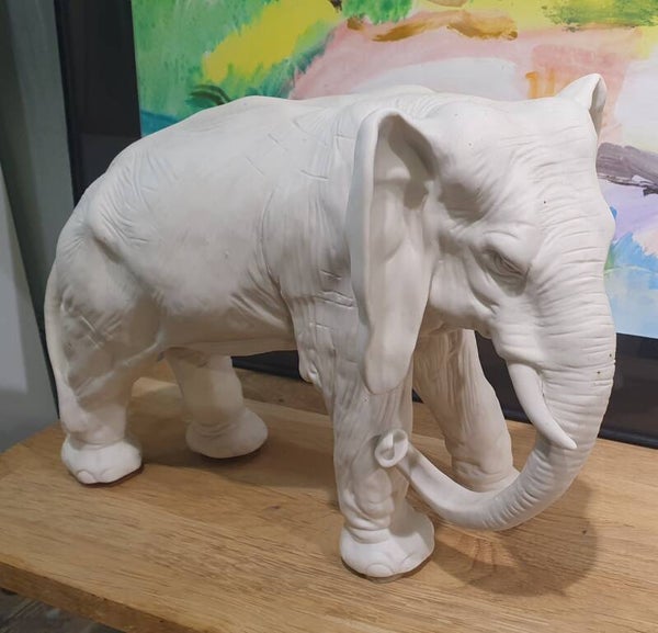 Éléphant • Biscuit • 25cm