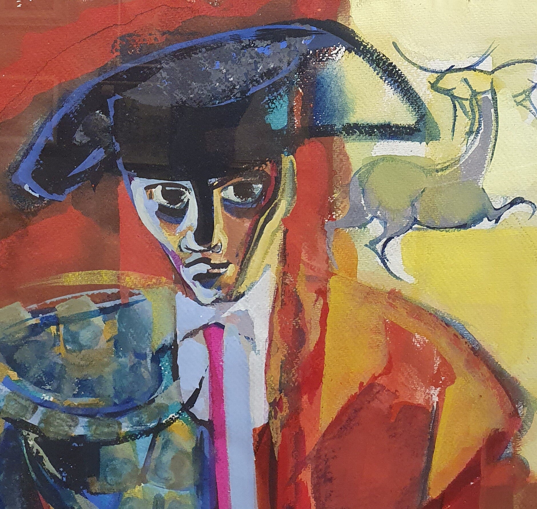 Le toréador - Roland GAUBERT - 47x61cm