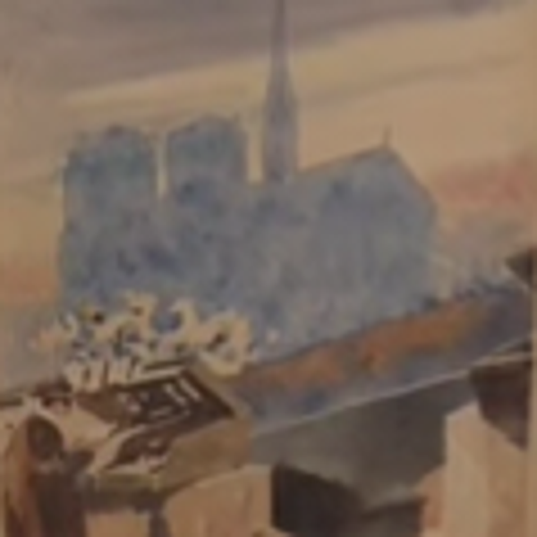 Bernard de CHAMPEAUX • Les quais de Paris • 10x15cm
