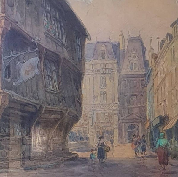 Rue Saint Romain, Rouen • Hippolyte Madelaine •