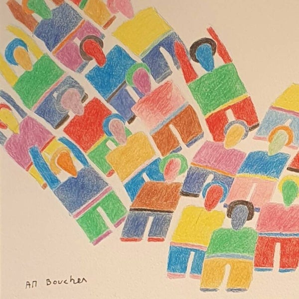 Arc en ciel • Alain Michel BOUCHER • 39x29cm