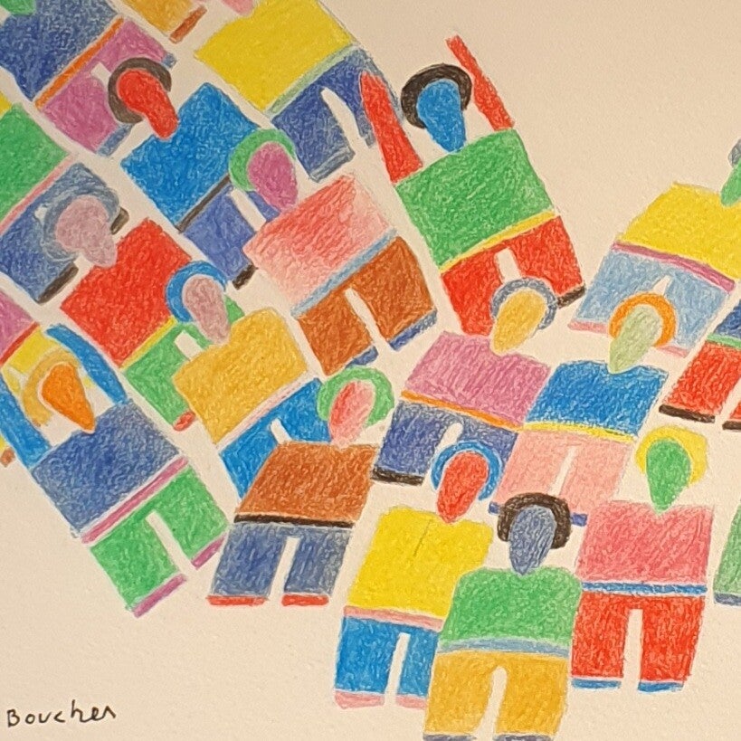 Arc en ciel • Alain Michel BOUCHER • 39x29cm