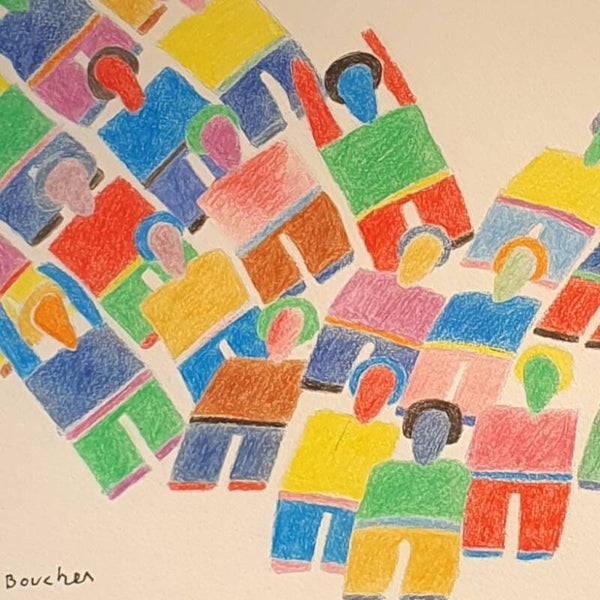 Arc en ciel • Alain Michel BOUCHER • 39x29cm