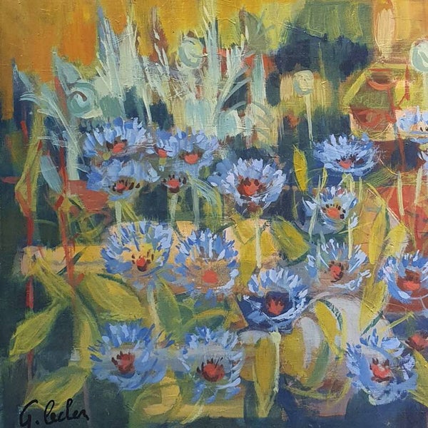 Bleuets • Georges LECLER • 64x50cm