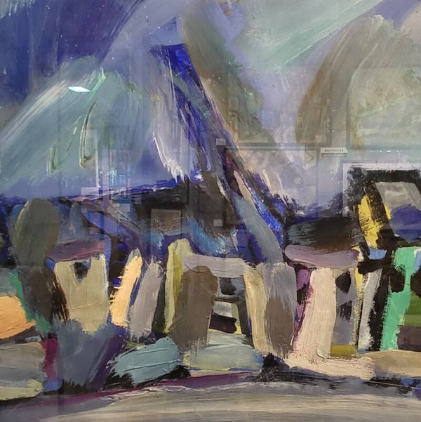 Le Village - Alain Michel BOUCHER - 62x44cm