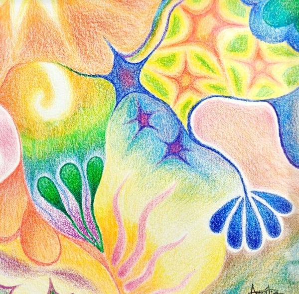 Abstraction Florale • Aurélie KRAKOWIECKI • 22X16cm