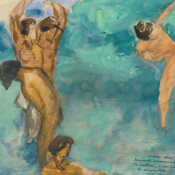 George CRESSON - Vivre nu - 25x31cm