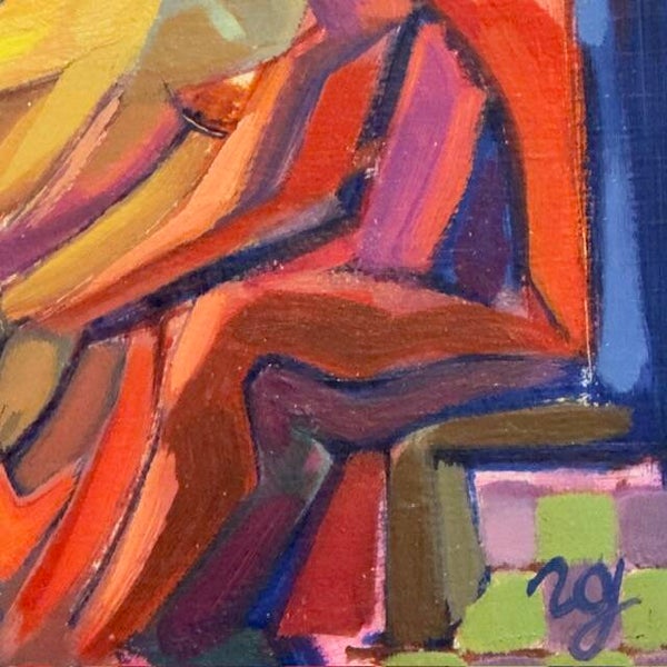 Les Courtisanes - Roland GAUBERT - 27x27cm