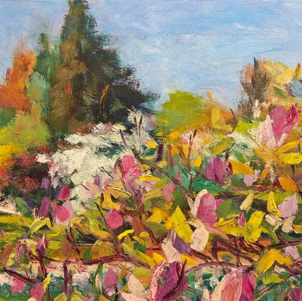 Magnolias • Jean-Louis LEMAIRE • 61x50cm