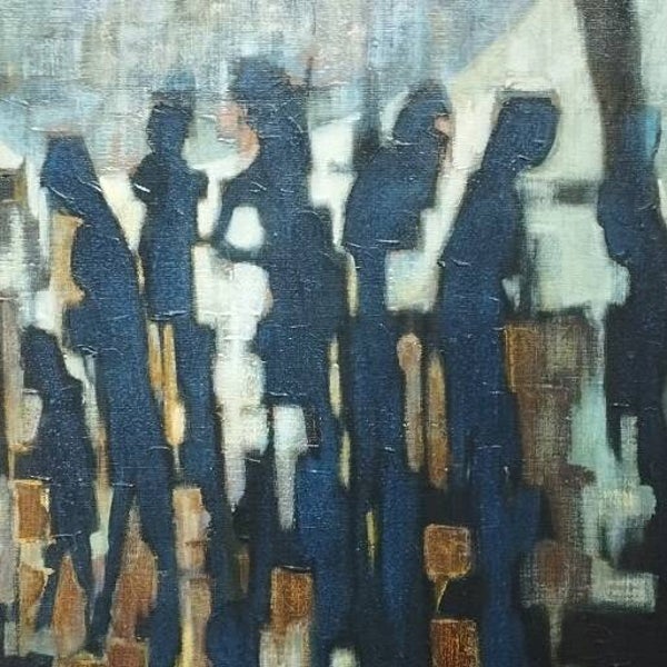 Silhouettes - Henry GRANDSERRE - 71x58cm