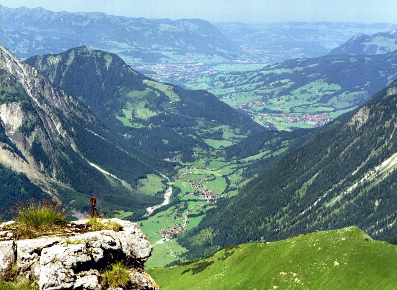 Rauhhorn Allgäu Blick Sonthofen