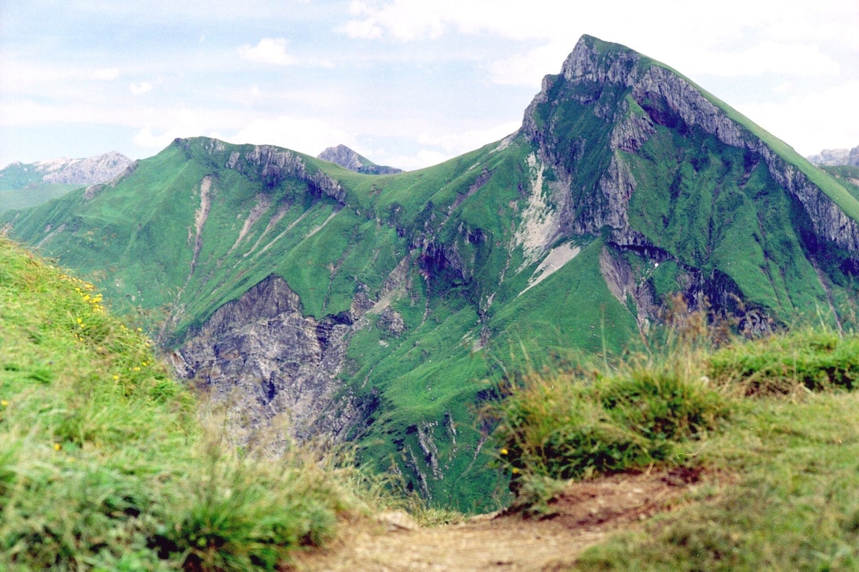 Kirchdachsattel Saalfelder Höhenweg Traualpen Schrecksee Allgäu Hinterstein