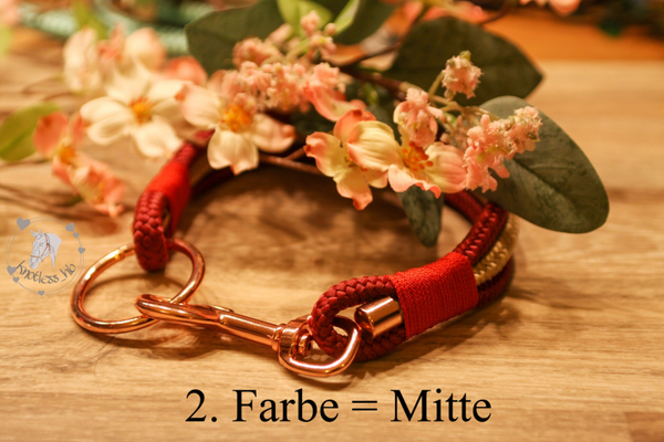 Halsband, zweifarbig