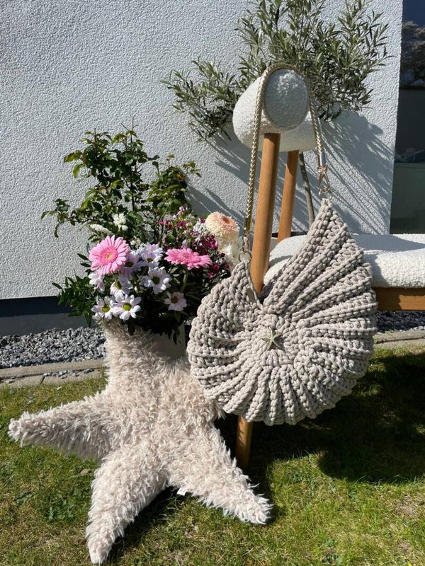 Muscheltasche handmade