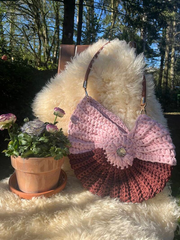 Seashellbag rosa/braun