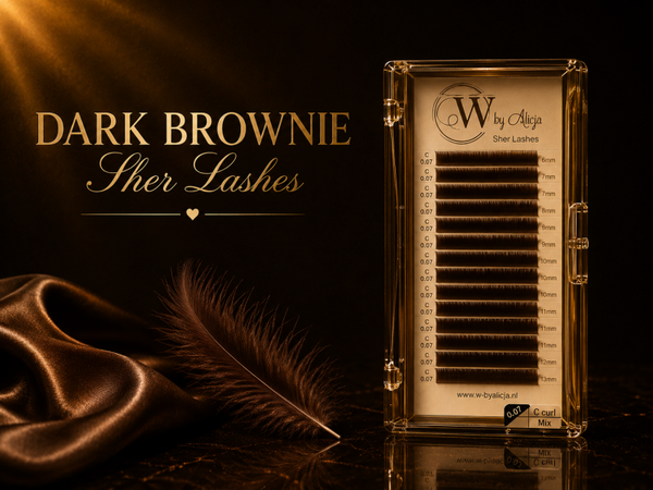 Sher Lashes 0.07 (Dark brownie)