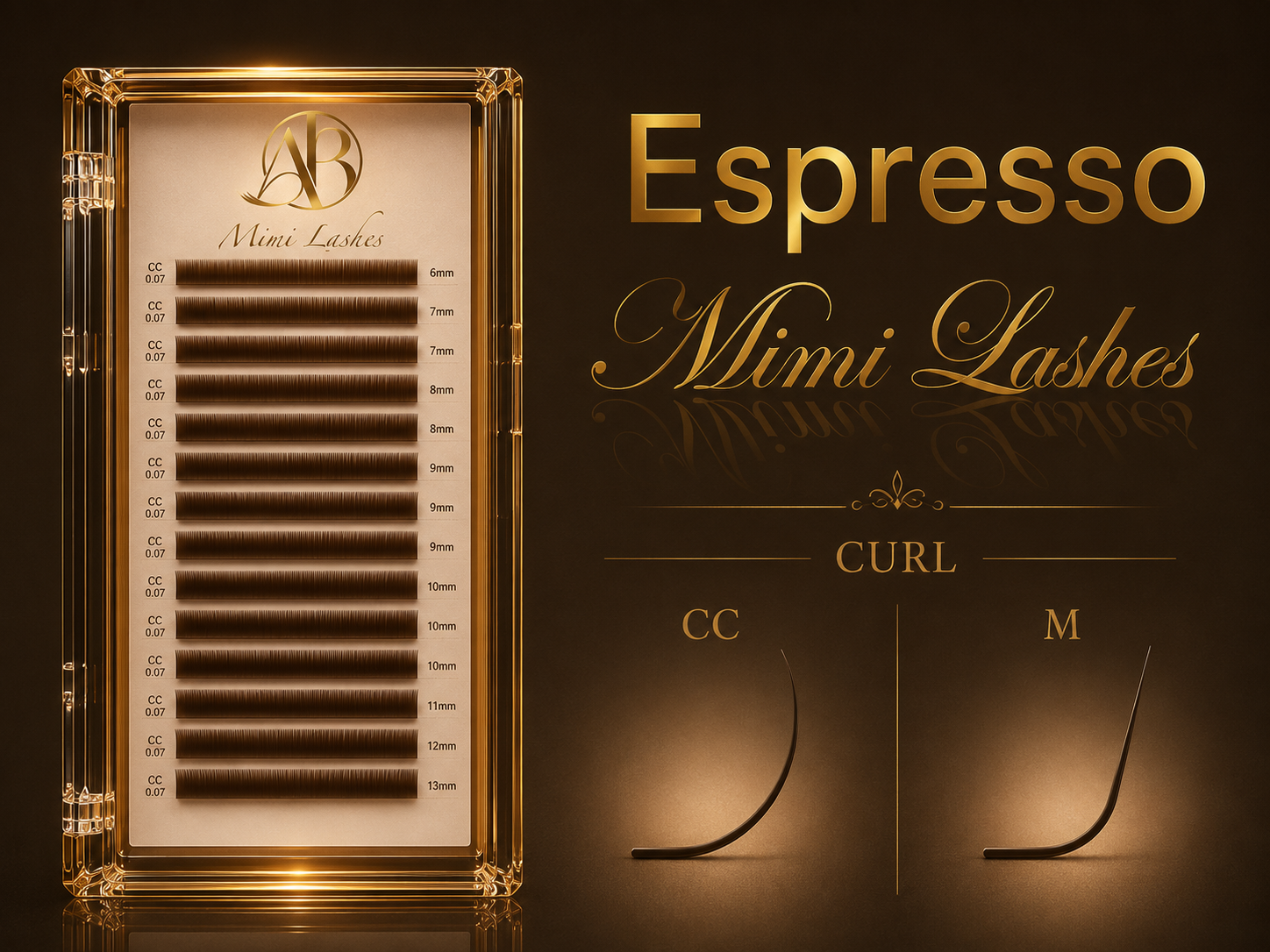 Mimi Lashes 0.07 Mix 6-13 (Espresso)