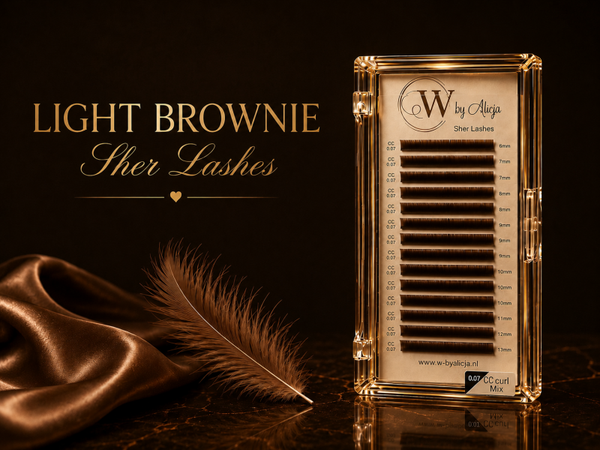 Sher Lashes 0.07 (Light brownie)