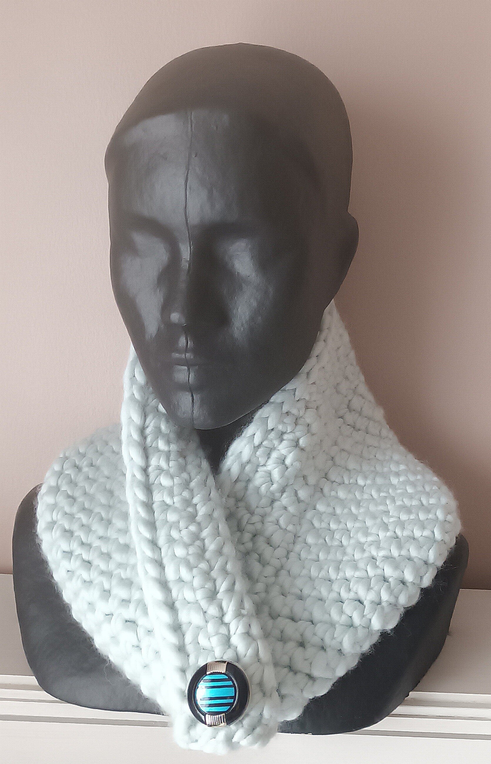 Cache-col "COUCOON" Bleu glacier