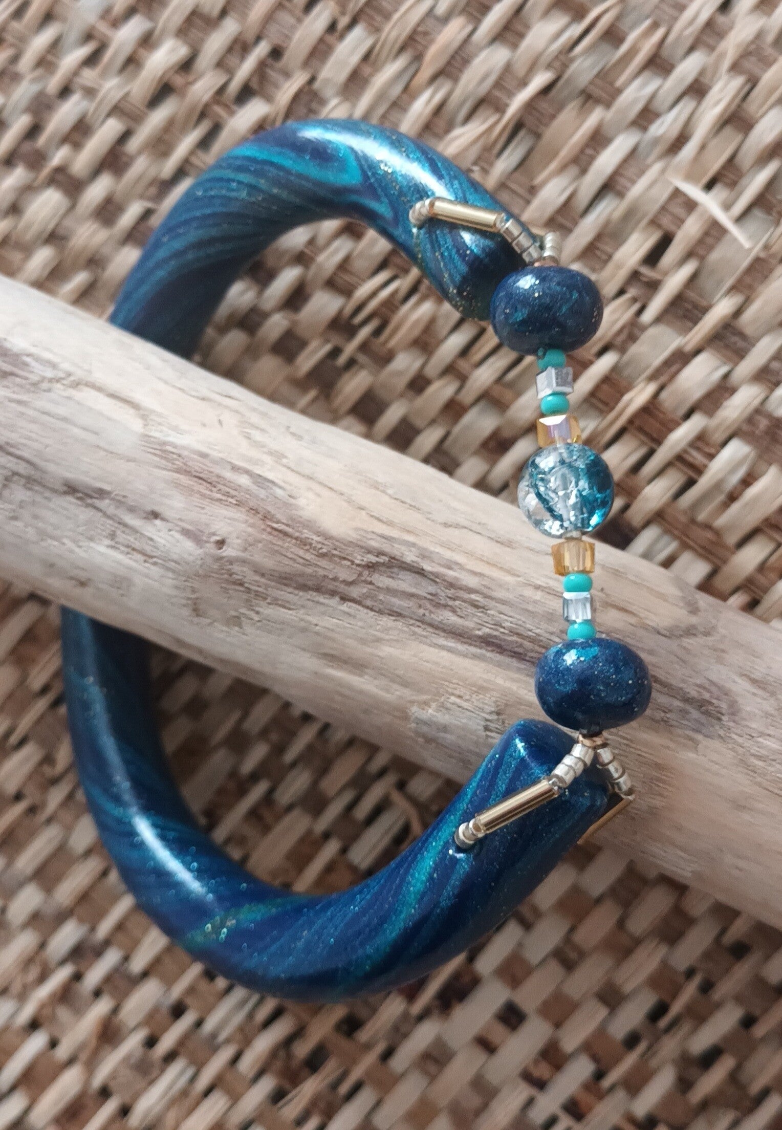 Jonc Bleu outre-mer moiré