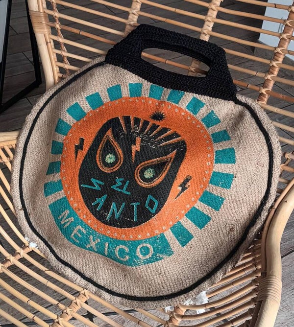 Grand sac rond "MEXICO"