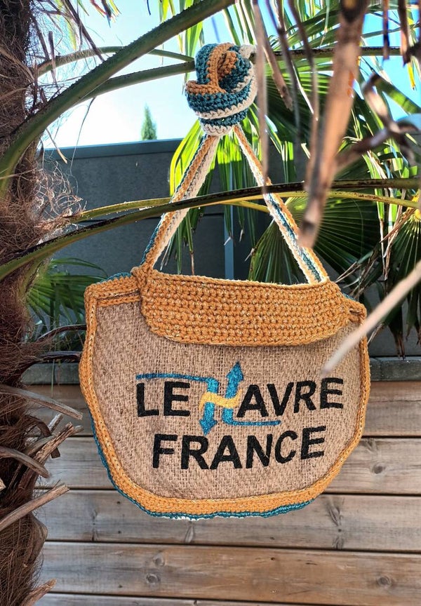 Sac à bandoulière "LE HAVRE"  32x24cm