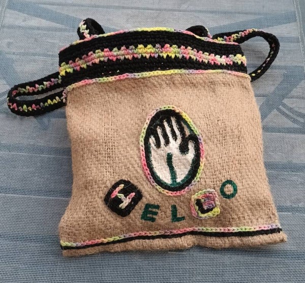 Sac à main "HELLO" 29x27cm