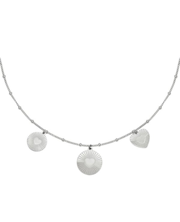 Life live love ketting zilver🩶🪩💃🏼