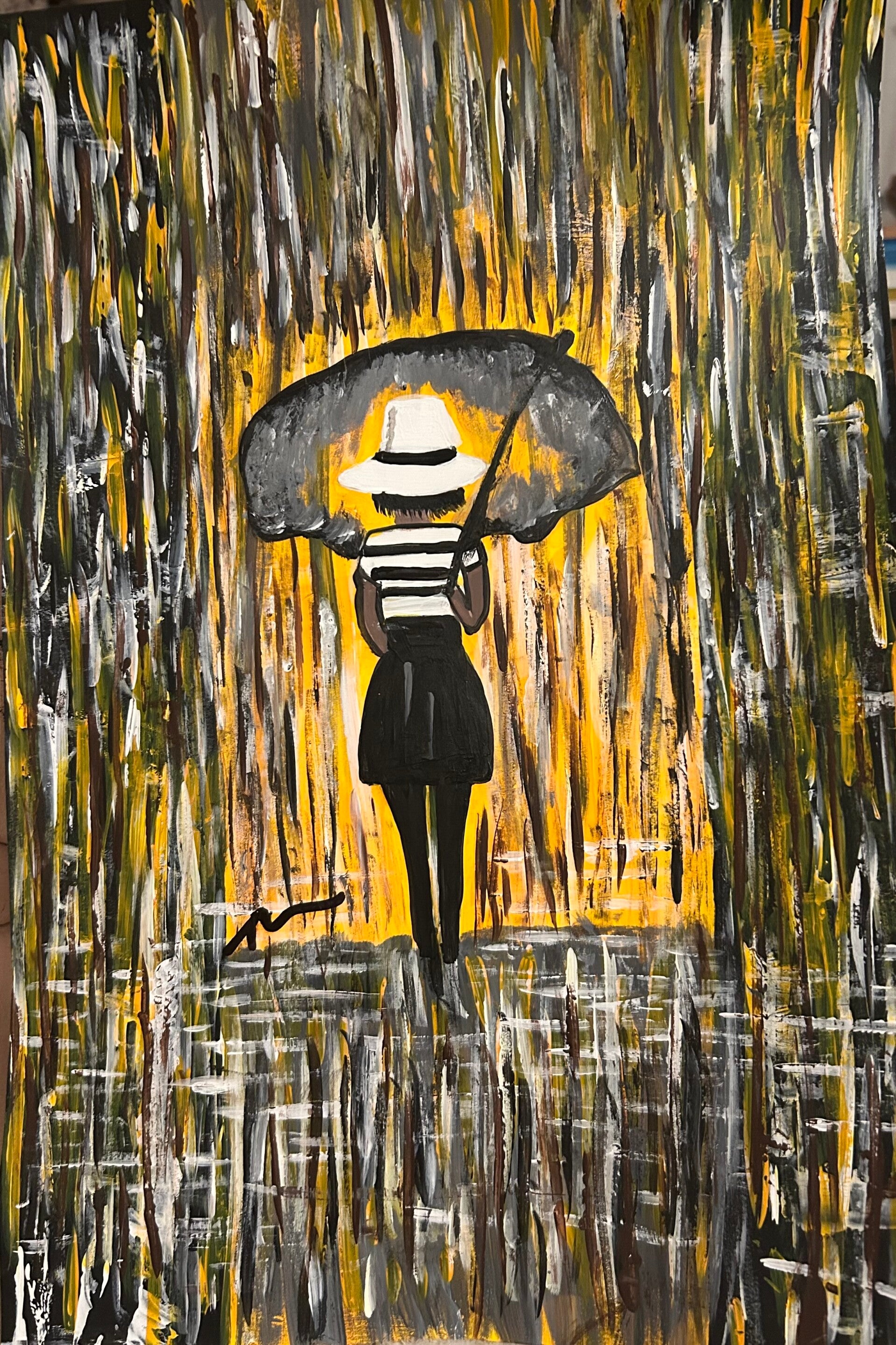 Dashing from the storm