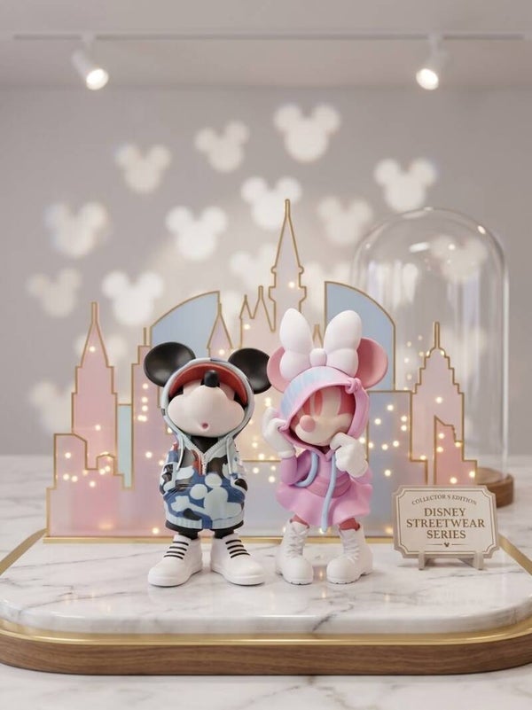 Minnie & Mickey in Streetwear