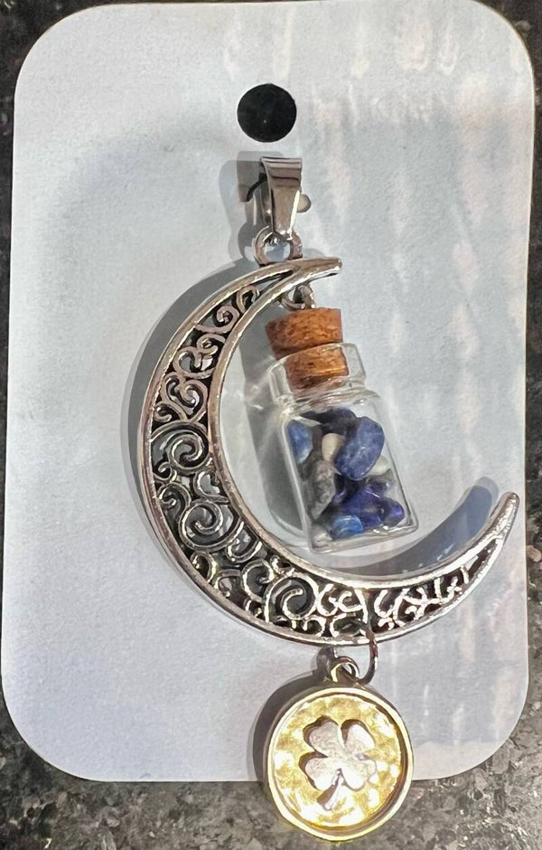 Crystal & Charm Necklace