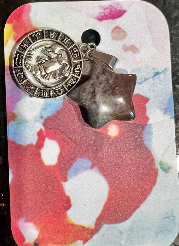 Crystal &. Charm Necklace