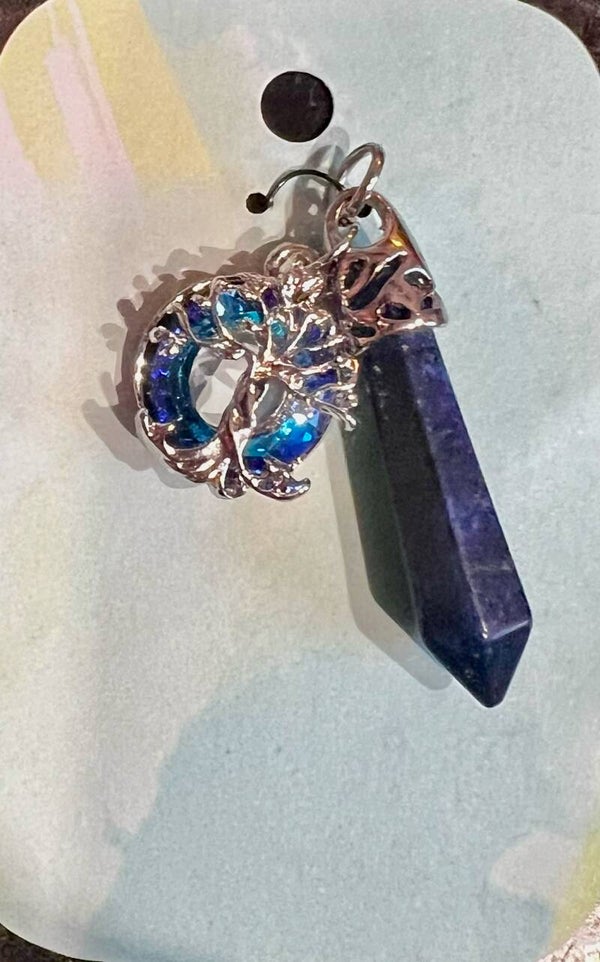 Crystal & Charm Necklace