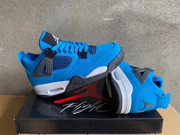 air Jordan retro 4 turquoise blue