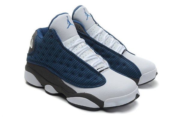 air Jordan 13 blue white