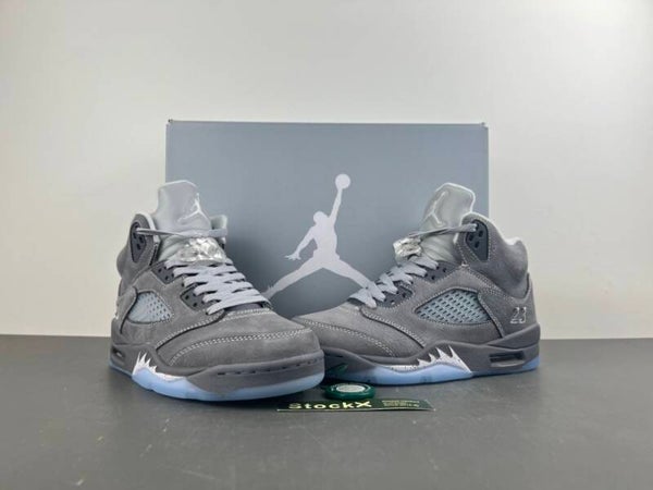 Jordan retro 5 wolf grey