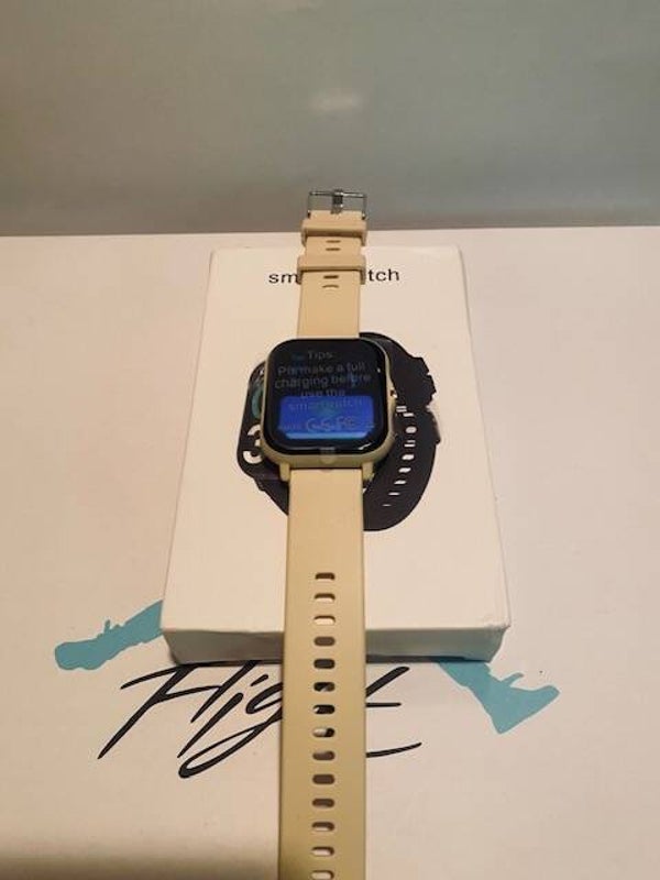 beige smart watch android