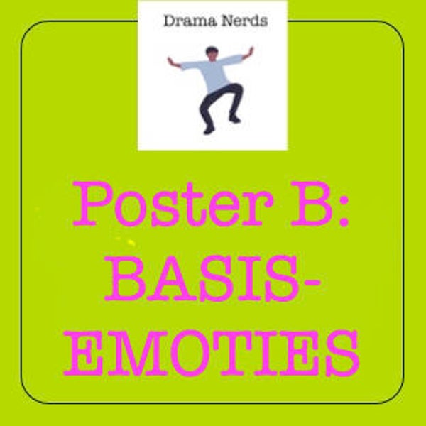Drama-download 3B: Poster basisemoties
