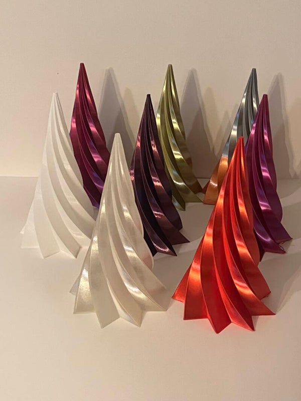 3d printed Christmas trees and Ornaments