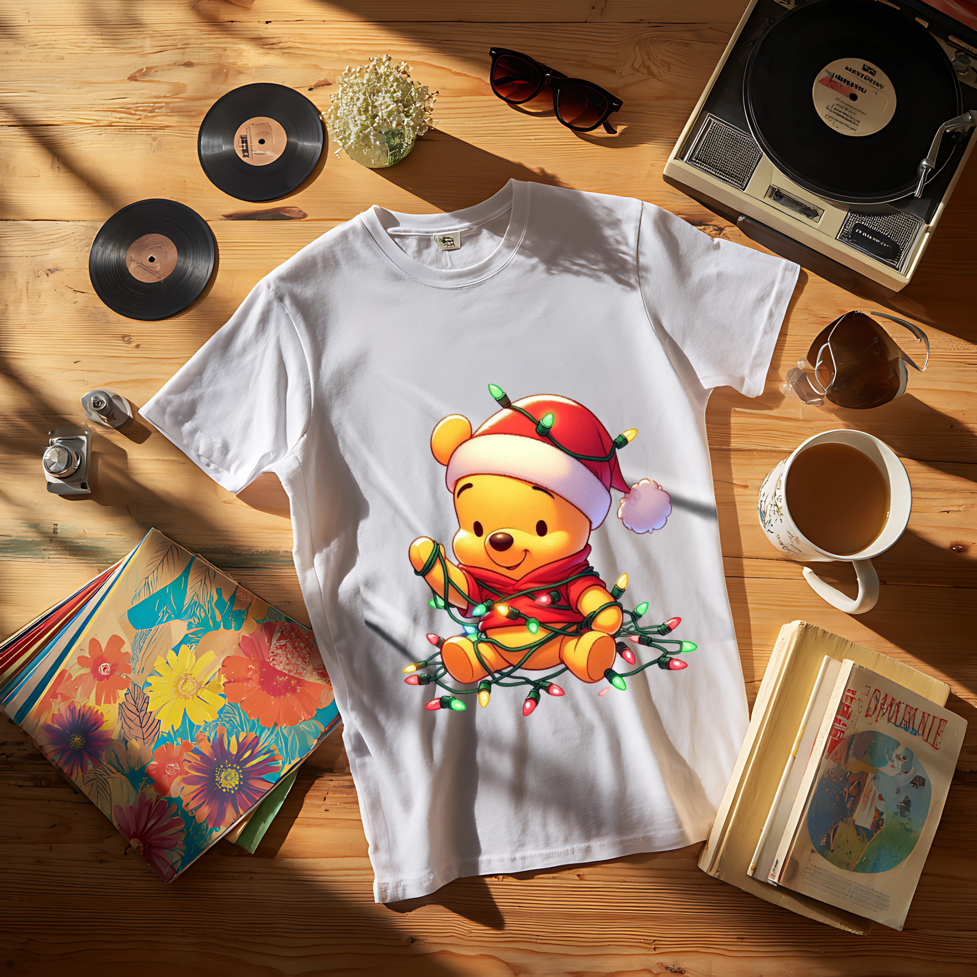 Pooh Bear Christmas Lights