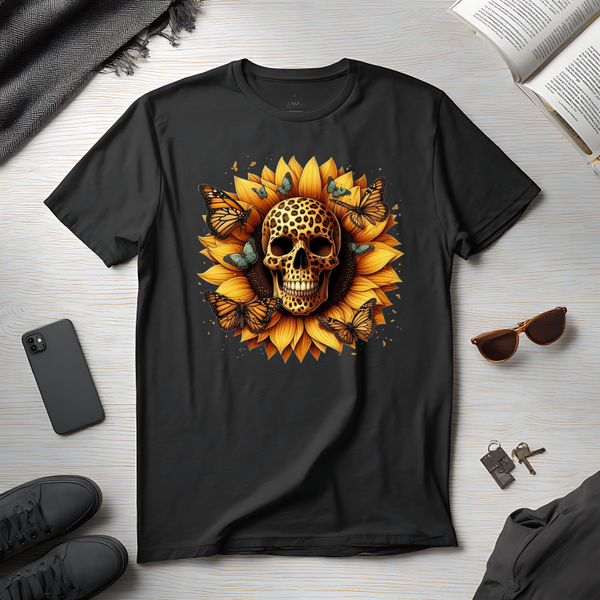 Yellow Leopard Skull